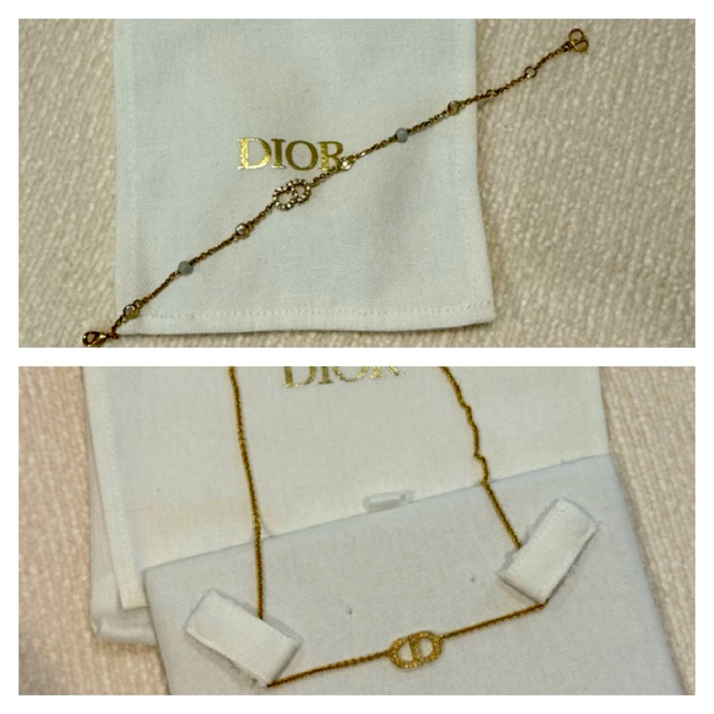 Dior necklace and bracelet set